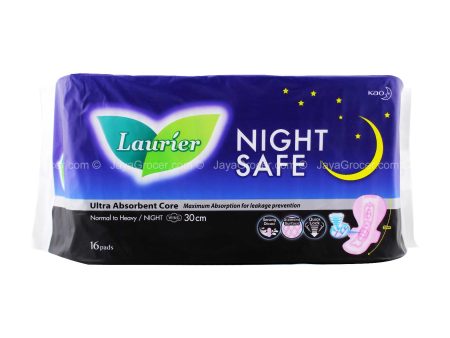 Laurier Night Safe Wing Pad 30cm x 16pads Cheap