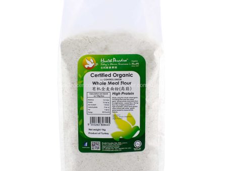 Health Paradise Organic High Protein Whole Meal Flour 1kg Sale