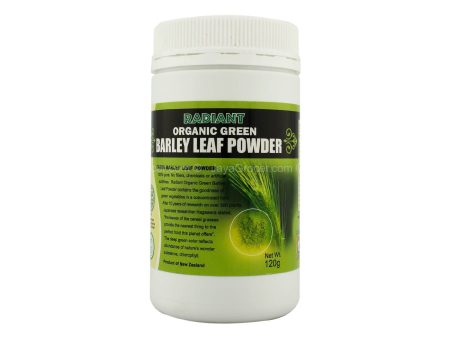 Radiant Organic Green Barley Leaf Powder 120g Hot on Sale