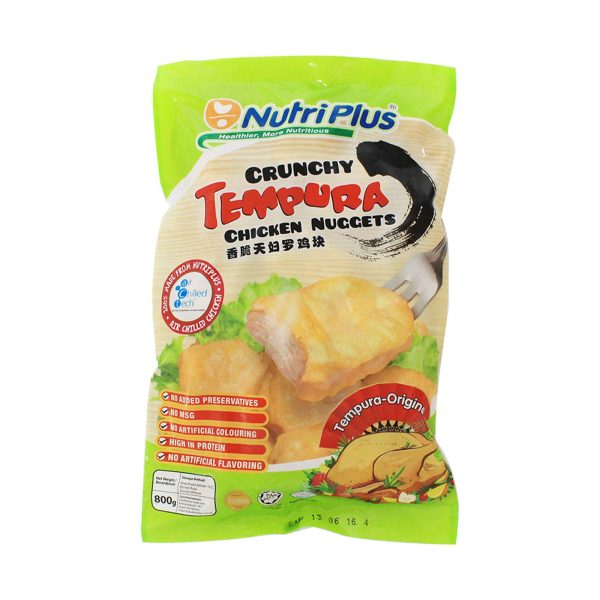 Nutriplus Original Tempura Chicken Nugget 800g Supply