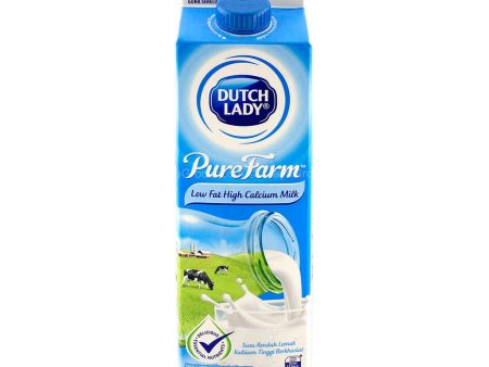 Dutch Lady Pure Farm Low Fat Milk 1L Hot on Sale