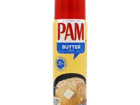 Pam No-Stick Cooking Spray Butter Flavour 141g Sale