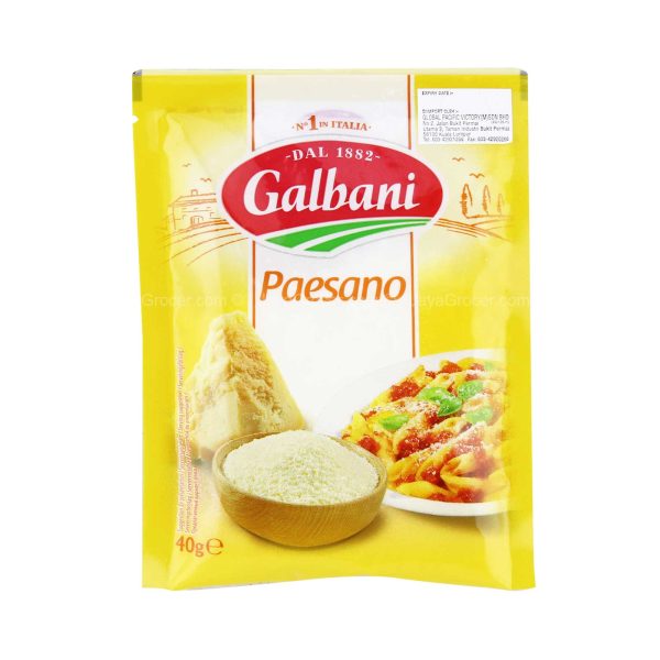 Galbani Paesano Dehydrated Grated Cheese 40g Sale