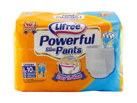 Lifree Powerful Slim Pants L Size 10pcs on Sale