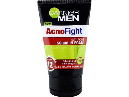 Garnier Men Acno Fight Scrub in Foam 100ml For Cheap