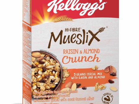 Kellogg’s Raisin & Almond Crunch Mueslix 375g Cheap