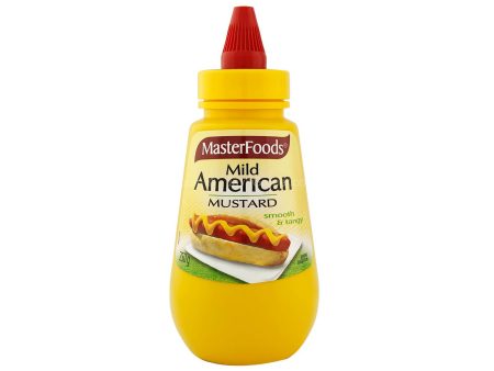 MasterFoods Mild American Mustard Squeezy Bottle 250g Cheap