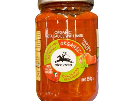 Alce Nero Organic Basil Tomato Sauce 350g For Cheap