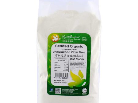 Health Paradise Organic High Protein Unbleached Plain Flour 1kg Online Hot Sale