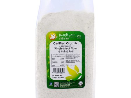 Health Paradise Organic Whole Meal Flour 1kg Discount