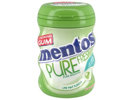 Mentos Pure Fresh Lime Mint Chewing Gum 57g Online