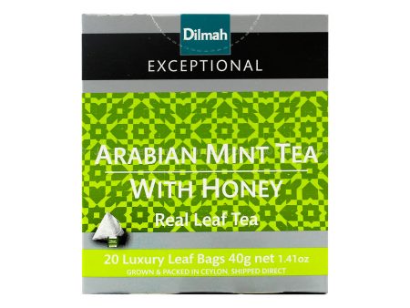 Dilmah Exceptional Arabian Mint with Honey Real Leaf Tea 40g on Sale