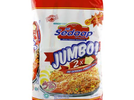 Mi Sedaap Jumbo Fried Instant Noodle Original Flavour 139g x 4 Hot on Sale