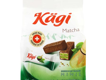 Kagi Mini Matcha Swiss Chocolate Wafer 125g Supply