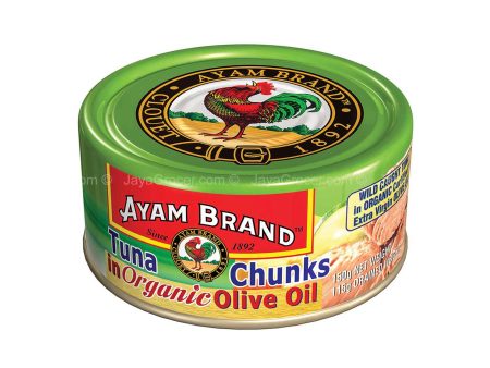 Ayam Brand Tuna Chunk Organic Olive Oil 150g For Sale