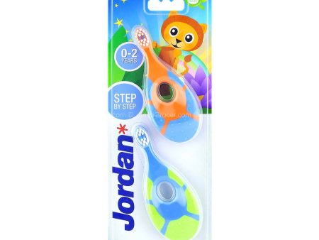 Jordan Step 1 Supersoft Baby Toothbrush (0-2 Years) 2pcs Supply