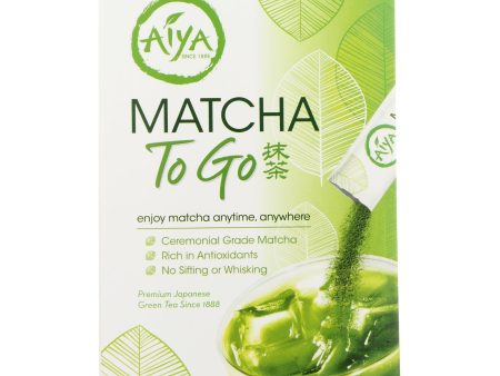 Aiya Tea - Stick - Matcha To Go - Case Of 8 - 10 Count Online Sale