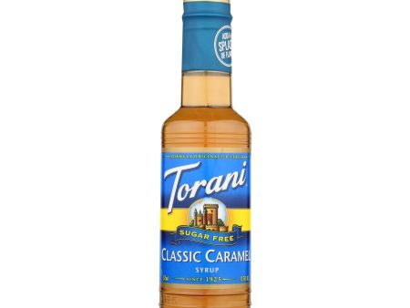 Torani - Coffee Syrup - Sugar Free Caramel - Case Of 4 - 12.7 Fl Oz. Online Hot Sale