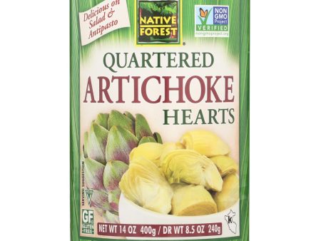 Native Forest Quartered Artichoke Hearts - Case Of 6 - 14 Oz. Online Sale