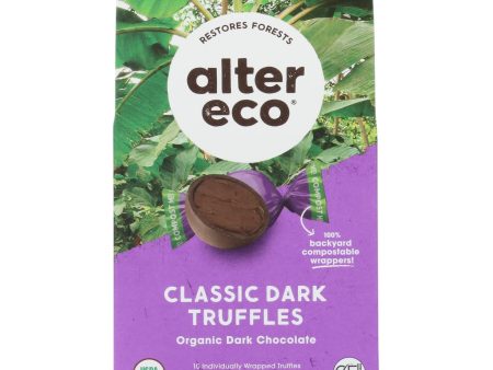 Alter Eco Americas Truffle - Organic - Black - 10 Pack - 4.2 Oz - Case Of 8 Cheap