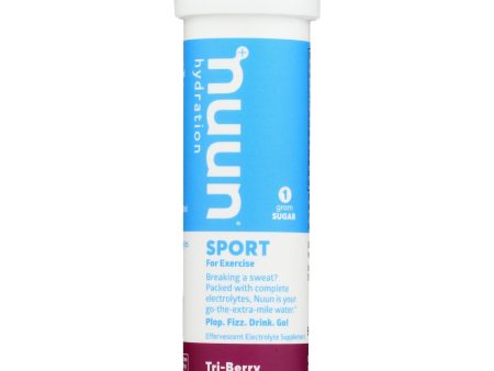 Nuun Hydration Nuun Active - Tri - Berry - Case Of 8 - 10 Tablets Fashion