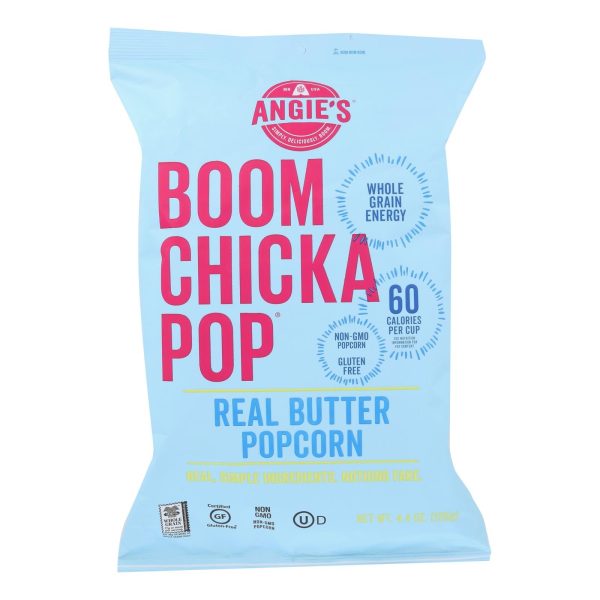 Angie s Kettle Corn Popcorn - Boom Chicka Pop - Real Butter - Case Of 12 - 4.4 Oz Online Hot Sale