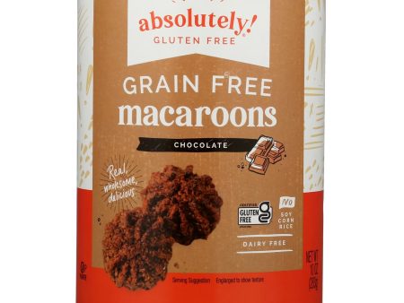 Absolutely Gluten Free Macaroons - Chocolate - Clasc - Case Of 6 - 10 Oz on Sale