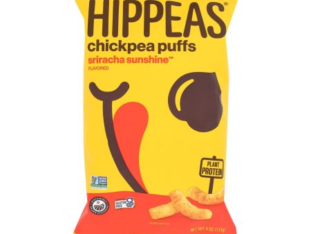 Hippeas - Chickpea Puff Sriracha - Case Of 12-4 Ounces Online Sale