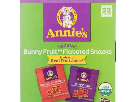 Annie s Homegrown - Fruit Snack Organic 2 Variety Pack 22 Count - Case Of 6 - 15.4 Ounces Online