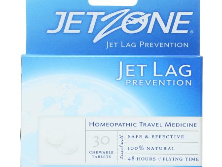 Jet Zone Jet Lag Prevention - Homeopathic Travel Medicine - 30 Tablets - Case Of 6 on Sale