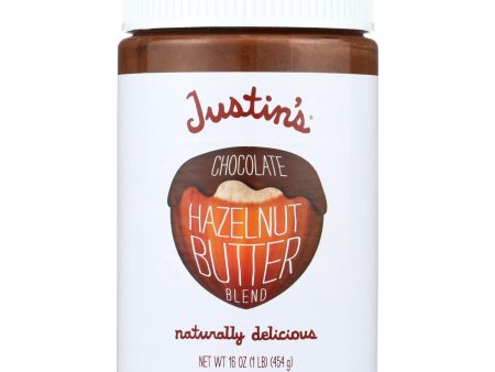 Justin s Nut Butter Hazelnut Butter - Chocolate - Case Of 6 - 16 Oz. Online