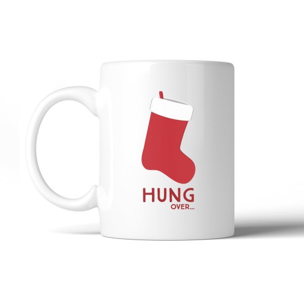 Hungover Christmas Stocking 11 Oz Ceramic Coffee Mug Cheap