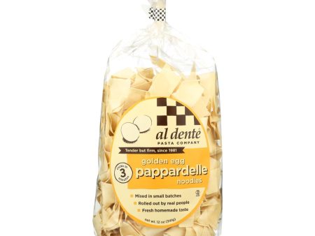 Al Dente - Pappardelle - Golden Egg - Case Of 6 - 12 Oz. Supply