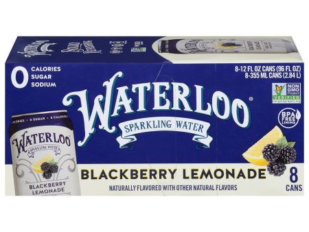 Waterloo - Sparkling Water Blckbry Lmnade - Case Of 3-8 12 Fz on Sale