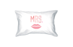 Mr and Mrs PillowCovers  Standard Size 21 x 30 Matching Couple Pillowcases Online Hot Sale