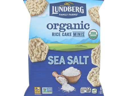 Lundberg Family Farms - Rice Cakes Mini Sea Salt - Case Of 24 - 1 Oz Fashion