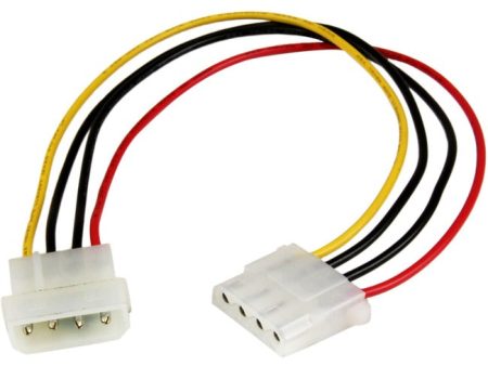 StarTech.com 12in LP4 Power Extension Cable - M F Sale