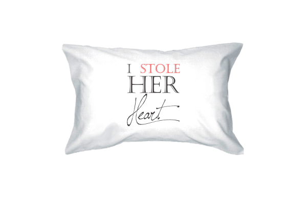 Stealing His Last Name Standard Size 21 x 30 Romantic Couple Pillowcases Discount