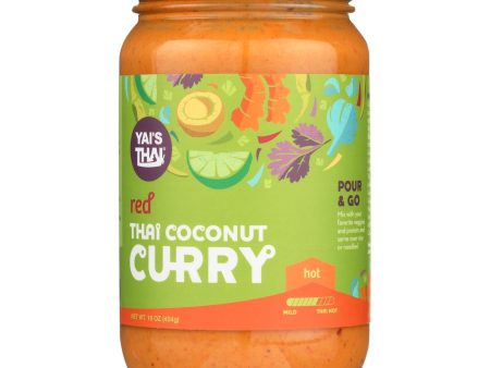 Yai s Thai Thai Coconut Curry - Red - Case Of 6 - 16 Oz Online Hot Sale