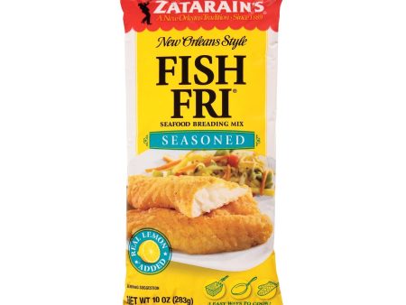 Zatarain s Fish Fry- Seasoned - Case Of 12 - 10 Oz. For Discount