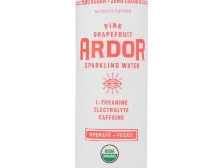 Ardor Sparkling Water - Sparkling Water Pink Grpft - Case Of 12-12 Fz Online Sale