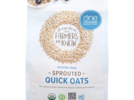 One Degree Organic Foods Organic Quick Oats - Sprouted - Case Of 4 - 24 Oz Cheap