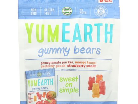 Yumearth Organics Organic Gummy Bear - Snack - Case Of 12 - 0.7 Oz. Hot on Sale