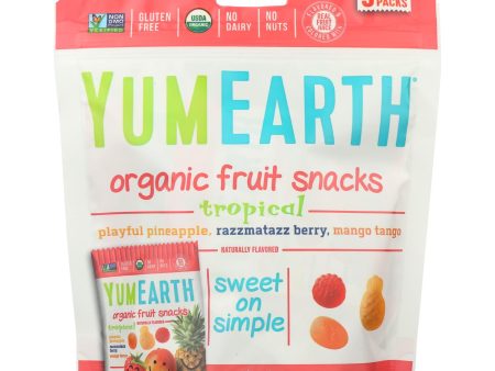 Yumearth Organics Organic - Raspberry - Pineapple - Mango - Case Of 12 - 3.1 Oz. Fashion