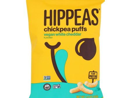 Hippeas - Chickpea Puff White Cheddar - Case Of 6-1.5 Ounces Online Hot Sale