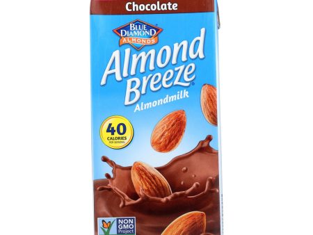 Almond Breeze - Almond Milk - Unsweetened Chocolate - Case Of 12 - 32 Fl Oz. For Sale