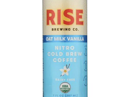 Rise Brewing Company - Cold Brew Organic Oatmilk Vanilla Light - Case Of 12-7 Fluid Ounces Online Hot Sale