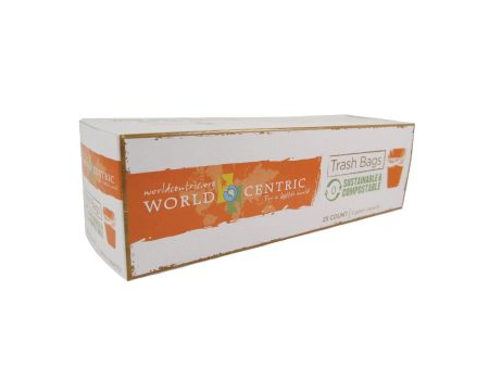 World Centric Compostable Waste Bag - Case Of 12 - 3 Gal For Sale