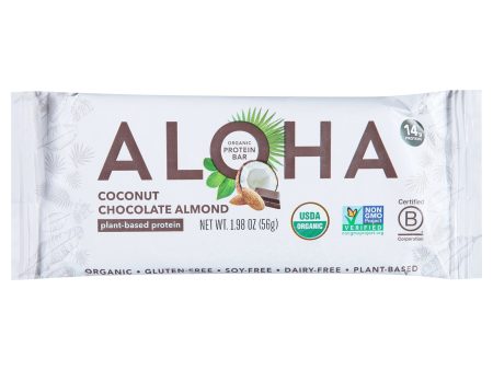 Aloha s Coconut Chocolate Protein Bars - Case Of 12-1.98 Oz Fashion