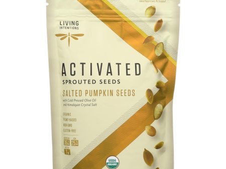 Living Intentions Organic Sprouted Seeds - Pumpkin Sunflower - Case Of 6 - 8 Oz. on Sale